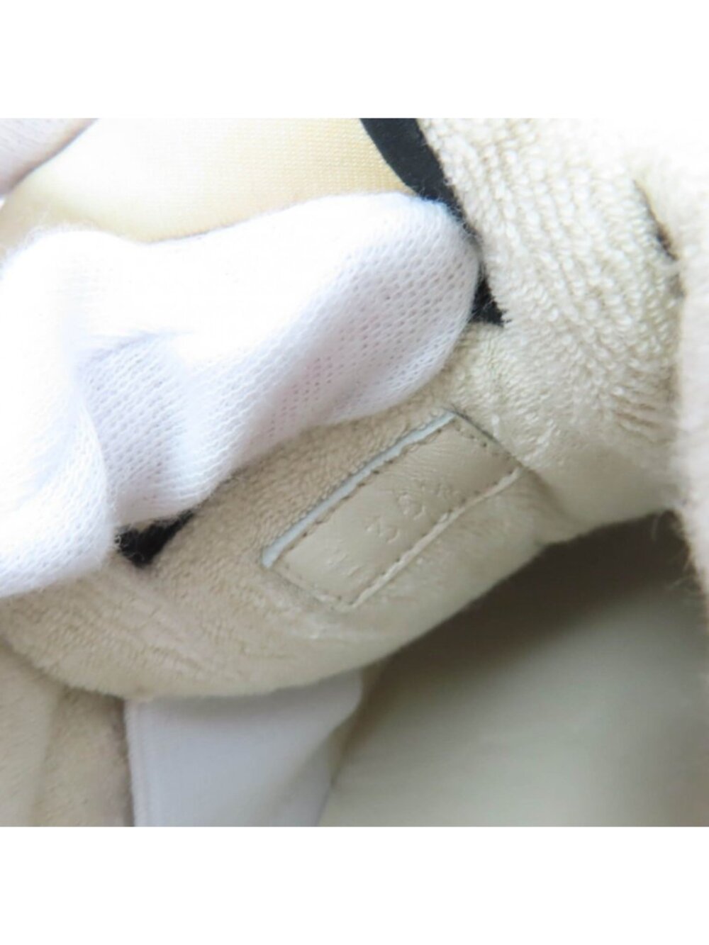 Gucci Leather Web Stripe GG Marmont Vintage Logo Low Cut Sneakers Beige - Picture 11 of 13